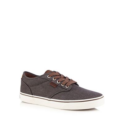 Vans Grey 'Atwood Deluxe' lace up shoes